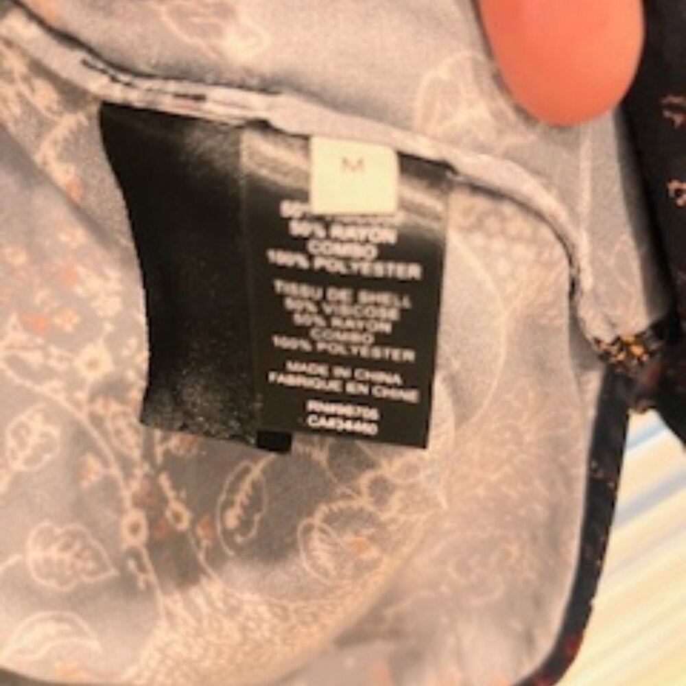 Silk Rebecca Taylor black satin stole button down blouse from Rent the Runway - Picture 6 of 6